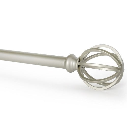 AMG HOME COLLECTIONS Adjustable Drapery Rods Set, 42-120 inch Metal Curtain Rods with Round Cage, Accessories (4 Pack) - R049L904 AMG HOME COLLECTIONS Adjustable Drapery Rods Set, 42-120 inch Metal Curtain Rods with Round Cage, Accessories (4 Pack) - R049L904
